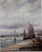 unknow artist, Seascape, boats, ships and warships. 06